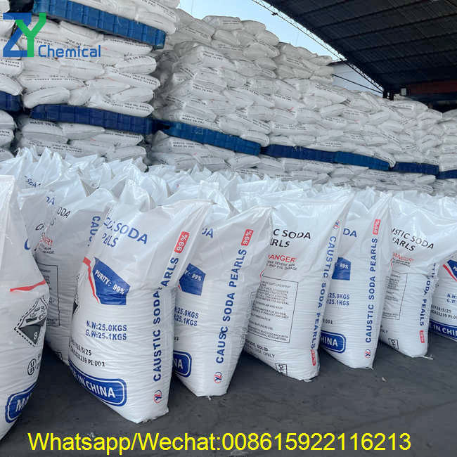 caustic soda pearls price