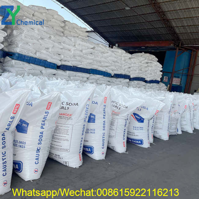 caustic soda pearls price