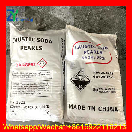 perle de soude caustique 99%min sac de 25 kg 